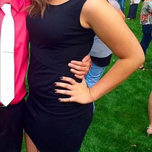 black short dress
